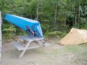 Cooking and Bike Shelter