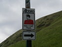 One of many 'Red Coat Trail' signs