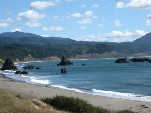 Arriving in Port Orford