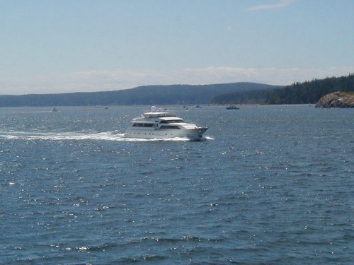 Spencer Spit, Lopez Island Viewed from the Ferry
