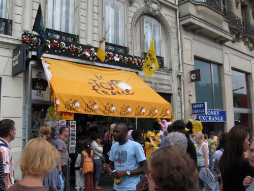 TDF Souvenir Shop on the Champs-Élysées